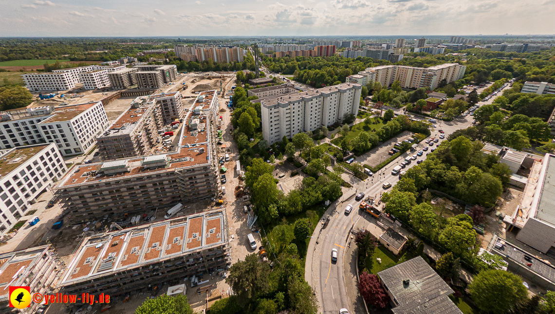 09.05.2023 - Baustelle Alexisquartier und Pandion Verde in Neuperlach